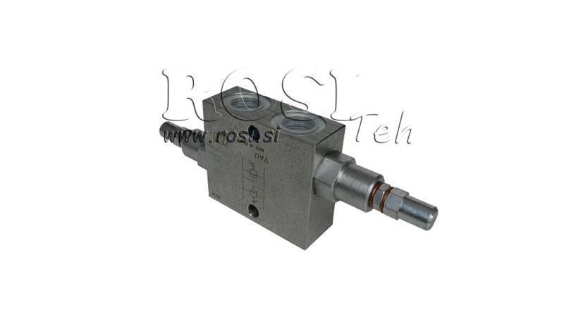 HYDRAULICKÝ REGULÁTOR TLAKU DVOJITÝ VAU 3/8 10-180 BAR