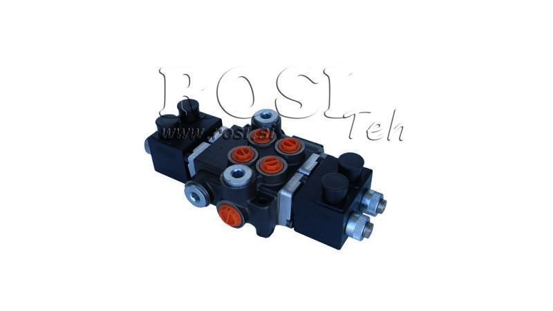 VÁLVULA HIDRÁULICA 2xZ50 12V CC