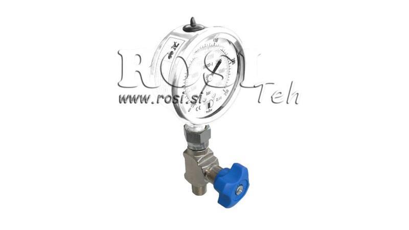 HYDRAULICKÝ VENTIL PRO MANOMETR
