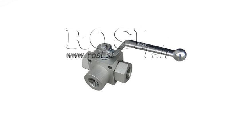 RUČNI 3-WAY VENTIL RS3 3/8 - 500BAR - 35 lit