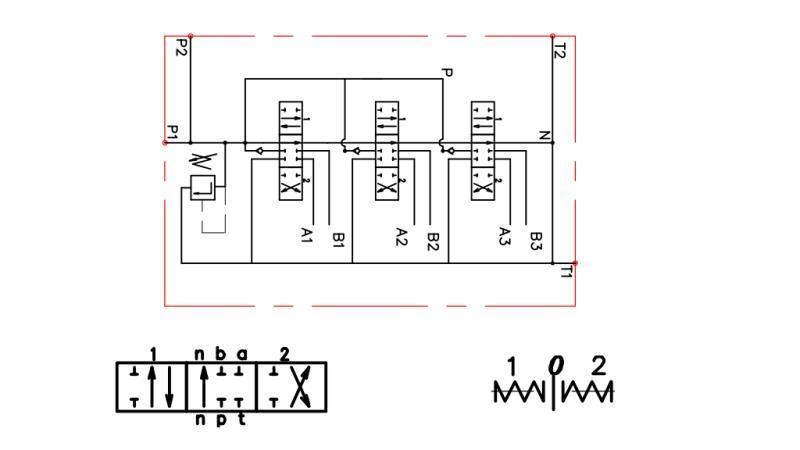 VÁLVULA HIDRÁULICA 3xPC100