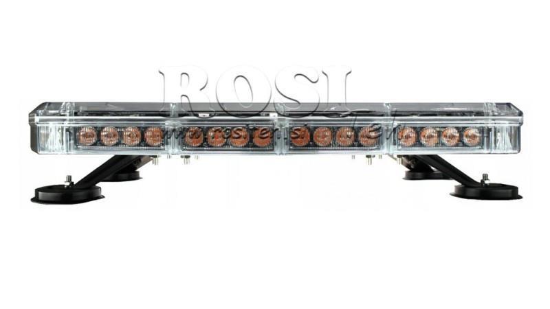 LED MÁGNESES STROBOSZKÓP FORGÓ FÉNY 56 LED 156W 12V-24V