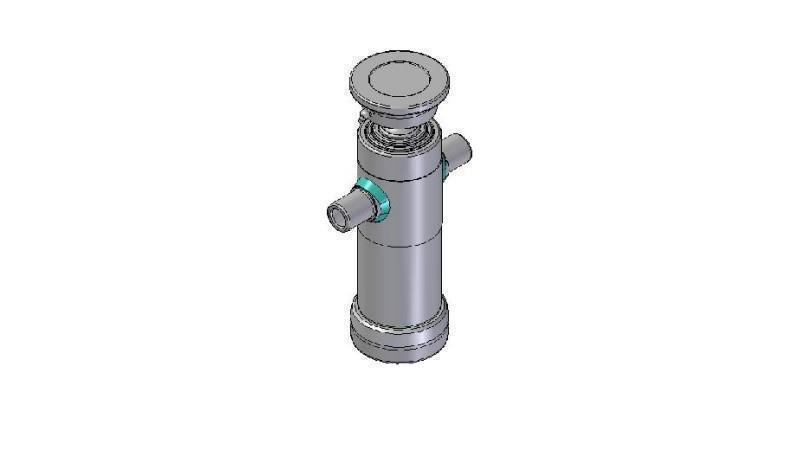 2033S -TELESCOPICKÝ CYLINDR STANDARD/KULIČKA 3 STUPNĚ ZDVIH 683 PRŮMĚR 95