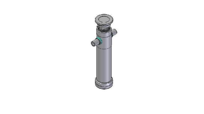 2037S -TELESCOPICKÝ CYLINDR STANDARD/KULIČKA 3 STUPNĚ ZDVIH 1283 PRŮMĚR 95
