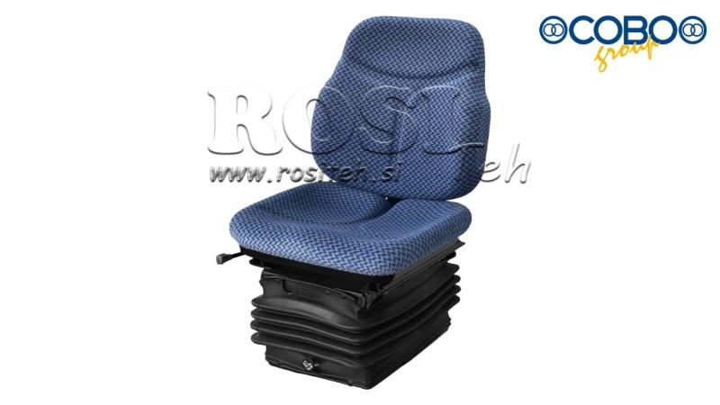 SEDILE TRACTOR CON SOSPENSIONE AD ARIA IN TESSUTO