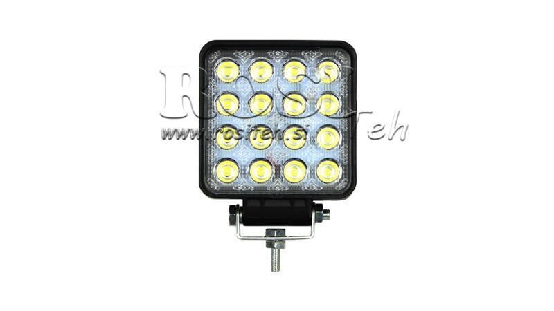 LED RADNO SVJETLO - SVJETLO 16 LED 48W 12V-24V