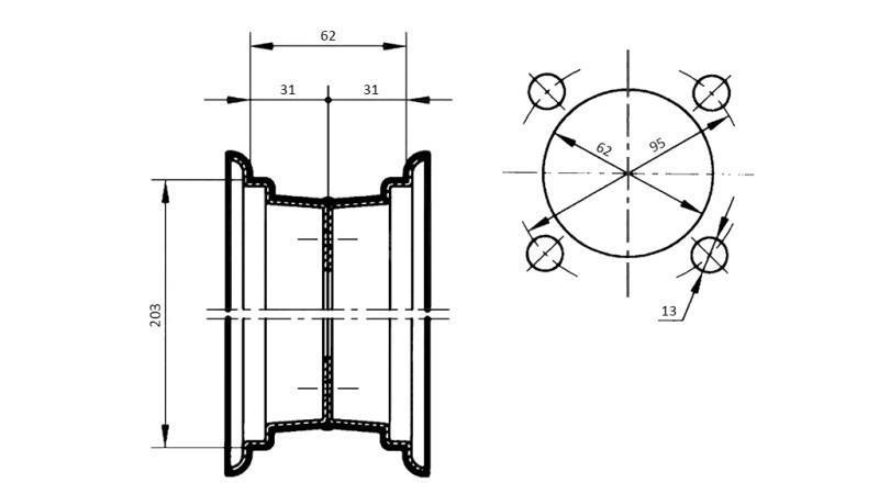 FELNI 2.50x8”
