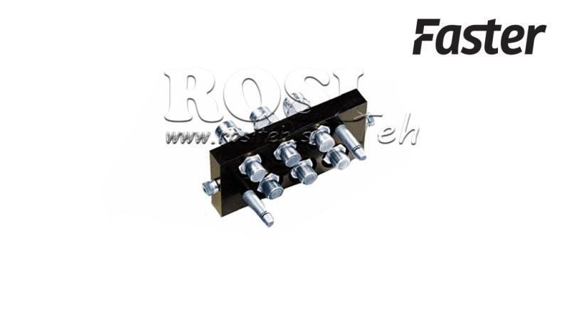 ACOPLAMIENTO MULTI-FASTER 6 vías BSP1/2 PARTE MÓVIL