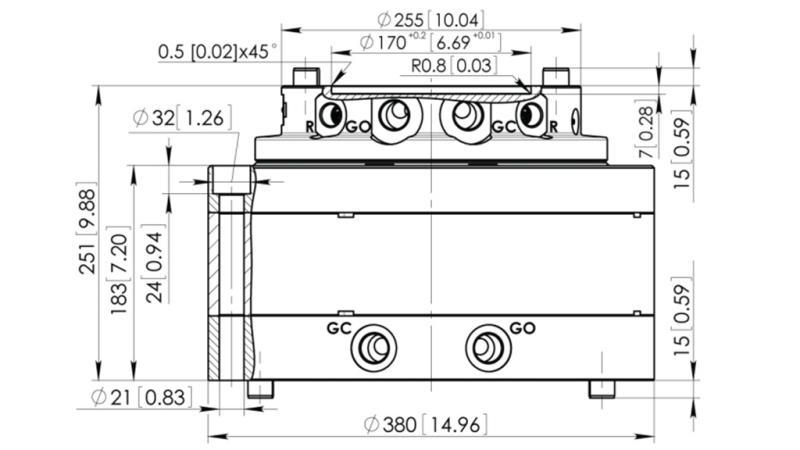 HYDRAULISK ROTATOR CPR14-01 55000/14000 KG