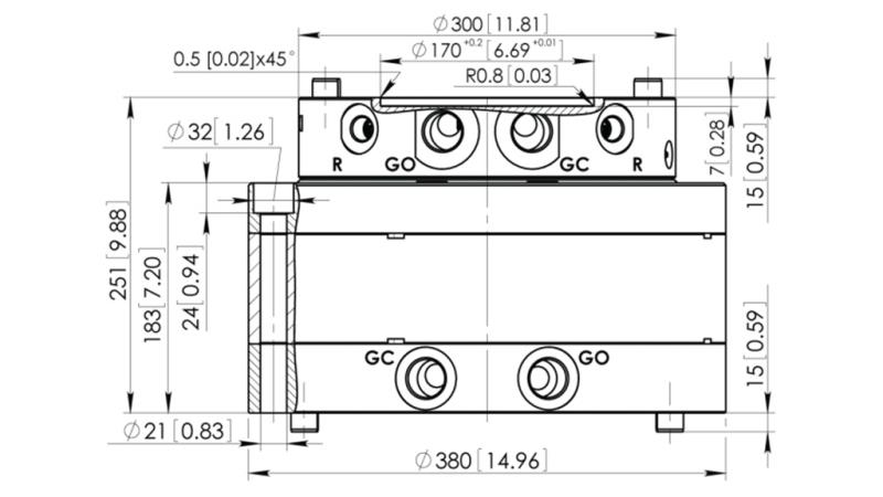 HYDRAULISK ROTATOR CPR15-01 55000/15000 KG