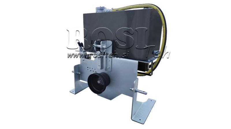 AGGREGATO IDRAULICO PER TRACTOR CAPACITÀ 100lit FLUSSO 53lit/min 2XP80 - CON RADIATORE D'OLIO