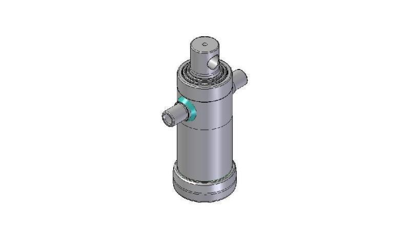 3032F -TELESCOPISK SYLINDER STANDARD/HULL 3 TRINN SLAG 683 DIAMETER 112