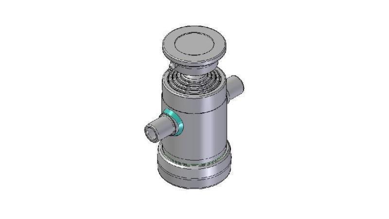 3060S - TELESCOPISK Sylinder STANDARD/KULE 4 TRINN SLAG 500 DIAMETER 112