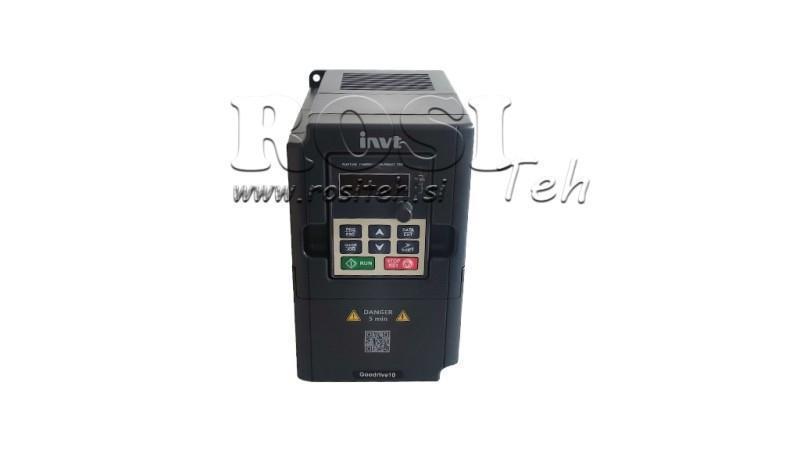 CONVERTITORE DI FREQUENZA-INVERTER 1Fase 1.5kW GD10-1R5G-S2-B