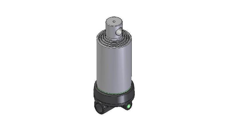 3641F - CYLINDER TELESKOPOWY OTWÓR - OTWÓR 4 KROKI RUCHU 670 FI 124