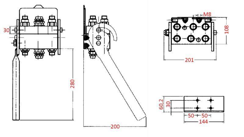 ACOPLAMIENTO MULTI-FASTER 6 vías BSP1/2 PARTE MÓVIL