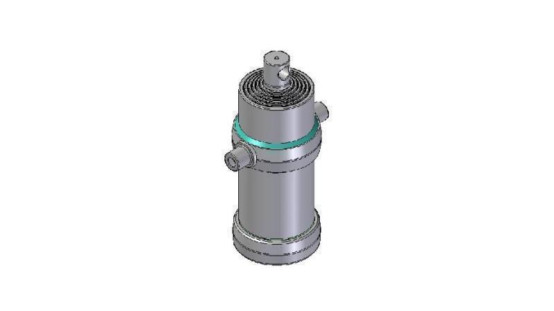 4061F -TELESCOPICKÝ CYLINDR STANDARD/DÍRA 6 STUPŇŮ ZDVIH 2525 FI 190