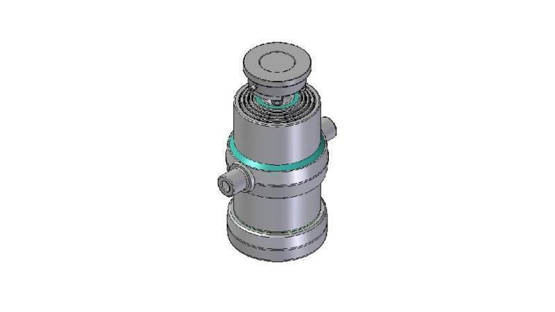 4081S - CILINDRO TELESCOPICO STANDARD/BALL 4 STADI CORSO 1190 DIAMETRO 190