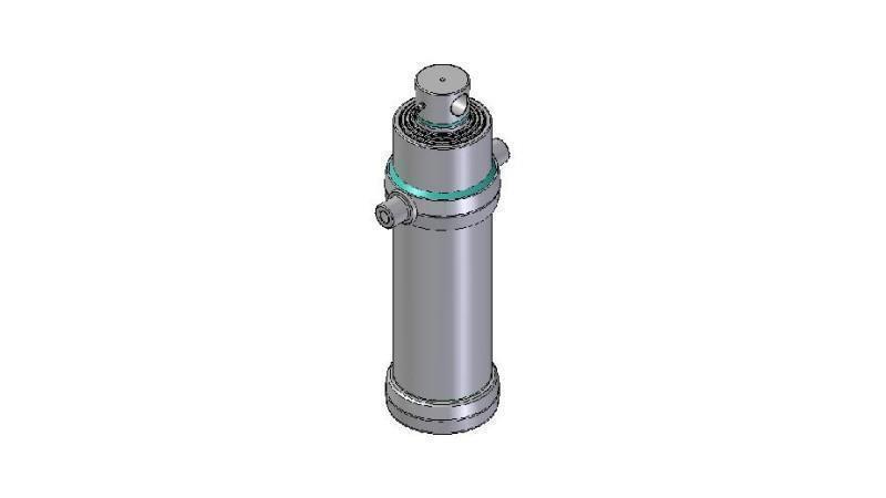 4084F -TELESCOPIC CYLINDER STANDARD/HOLE 4 STAGES STROKE 2190 FI 190