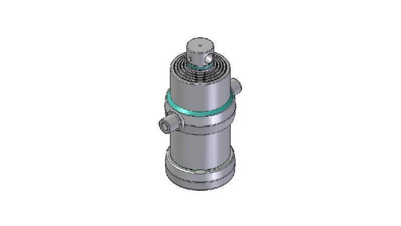5006F - TELESCOPISK Sylinder STANDARD/HULL 5 TRINN REISE 1500 FI 190