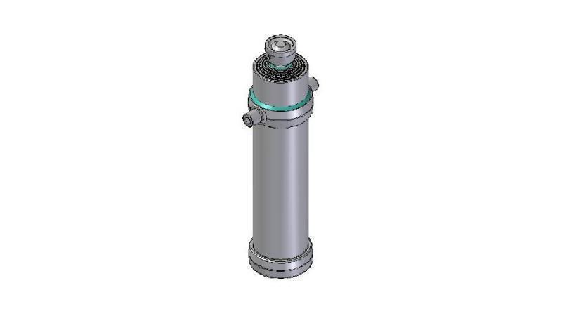 5010S -TELESCOPISK CYLINDER STANDARD/BOLD 5 TRIN SLAG 3490 DIAMETER 190