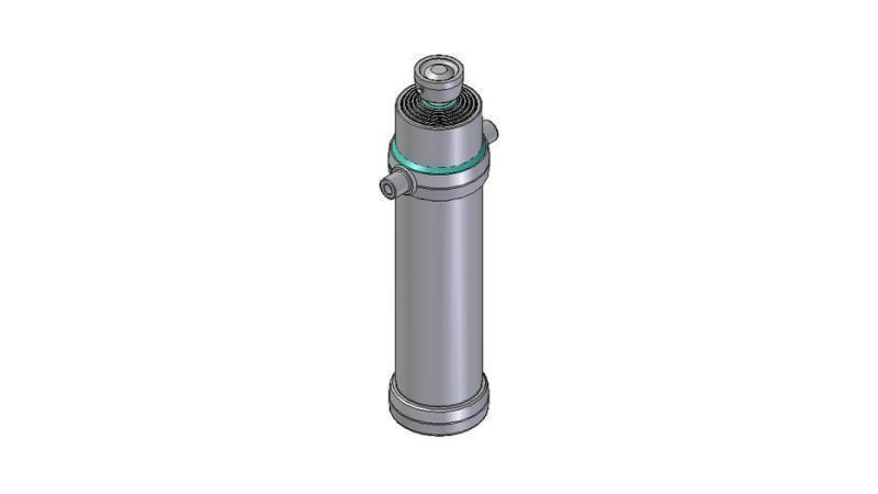 5012S -TELESCOPISK CYLINDER STANDARD/BOLD 5 TRIN SLAG 2740 DIAMETER 190
