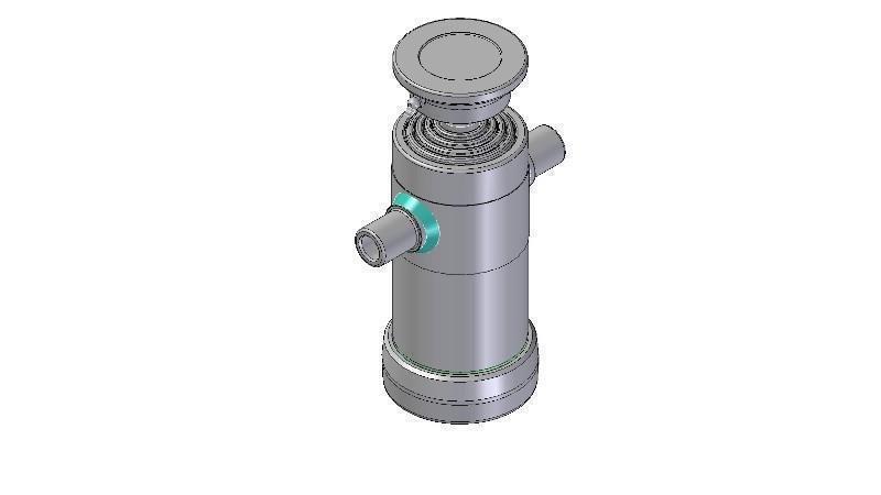 5021S -TELESCOPISK CYLINDER STANDARD/BOLD 5 TRIN SLAG 830 DIAMETER 112
