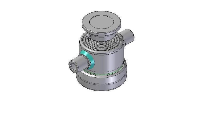 6001S -CILINDRO TELESCOPICO STANDARD/BALL 6 STADI CORSO 450 DIAMETRO 124