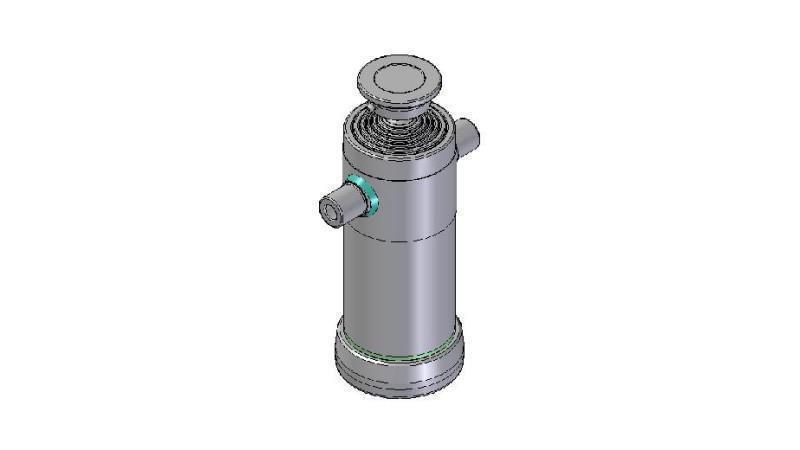 6009S -CILINDRO TELESCOPICO STANDARD/BALL 6 STADI CORSO 1780 DIAMETRO 152