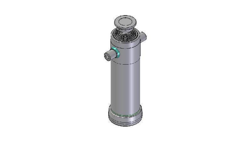 6010S -TELESCOPISK Sylinder STANDARD/KULE 6 STAGER SLAG 2257 DIAMETER 152