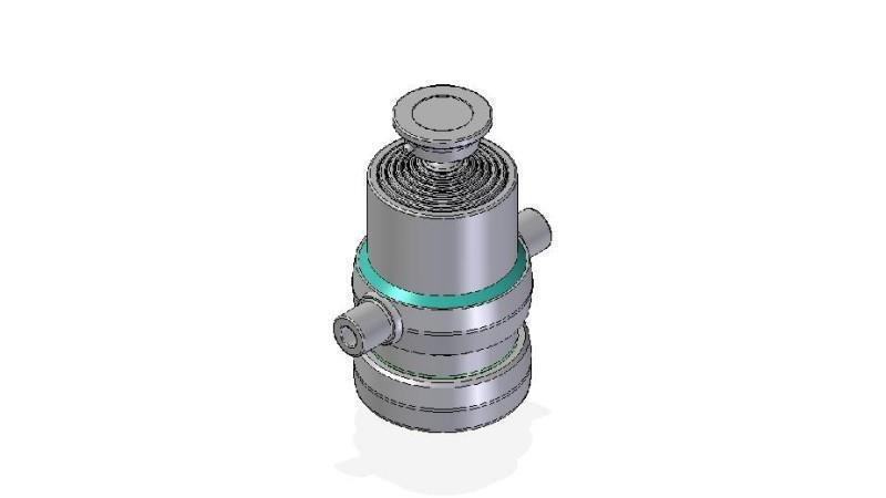 7006S - CILINDRO TELESCOPICO STANDARD/BALL 7 STADI CORSO 1360 DIAMETRO 170