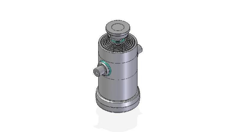 7033S -TELESCOPICKÝ CYLINDR STANDARD/BALL 7 STUPŇŮ CESTA 2272 PRŮMĚR 240