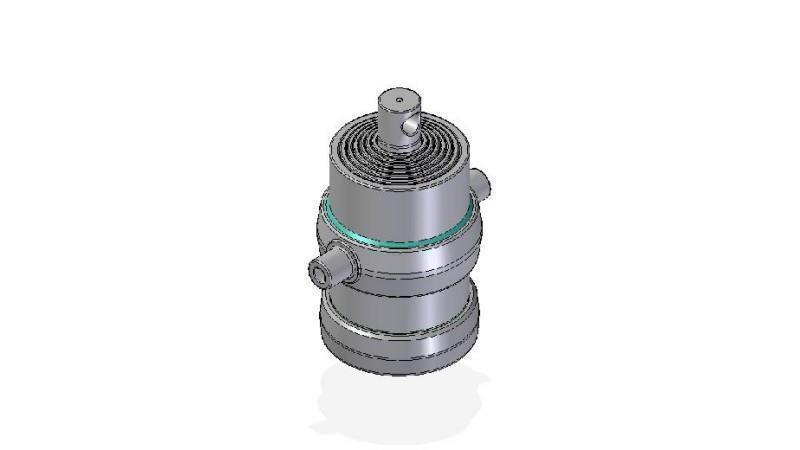 7050F -TELESKOPZYLINDER STANDARD/LOCH 7 STUFEN HUB 1665 FI 215