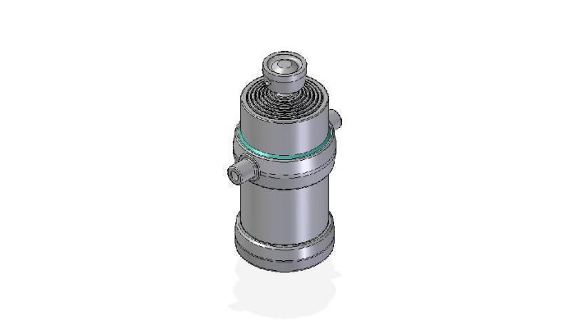 7057S -TELESCOPISK SYLINDER STANDARD/KULE 7 TRINN REISE 2340 DIAMETER 215