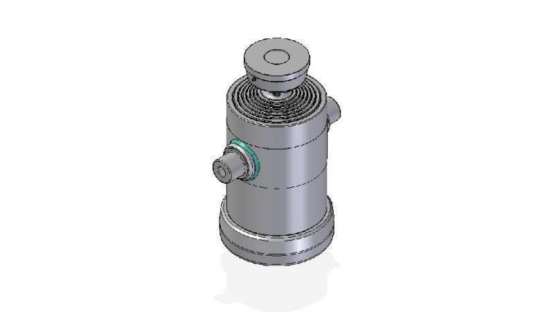 7063S -CYLINDER TELESKOPOWY STANDARD/KULKA 7 ETAPÓW PRZESUNIĘCIA 2192 ŚREDNICA 270