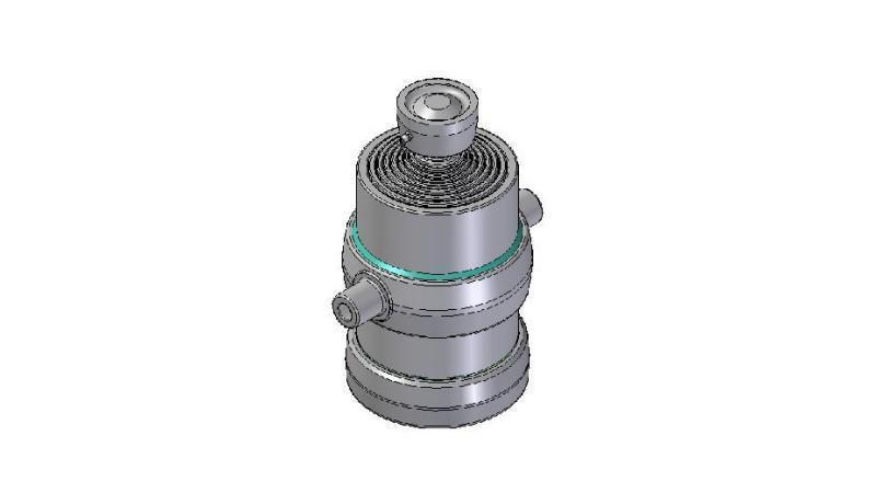 8020S - CILINDRO TELESCOPICO STANDARD/BALL 8 STADI VIAGGIO 1910 DIAMETRO 215