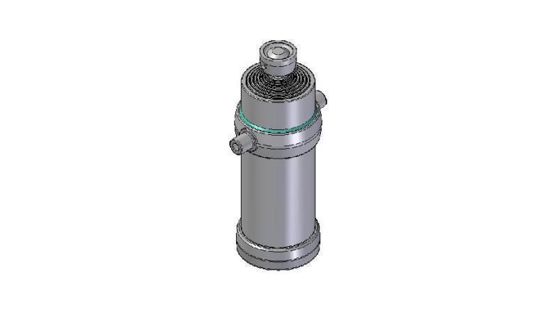 8025S -TELESCOPISK SYLINDER STANDARD/KULE 8 TRINN REISE 3330 DIAMETER 215