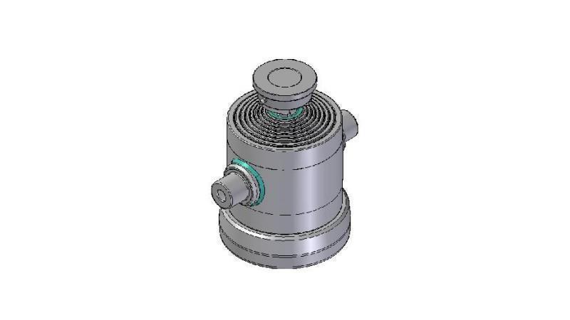 8029S -CILINDRO TELESCOPICO STANDARD/BALL 8 STADI CORSO 1670 DIAMETRO 270