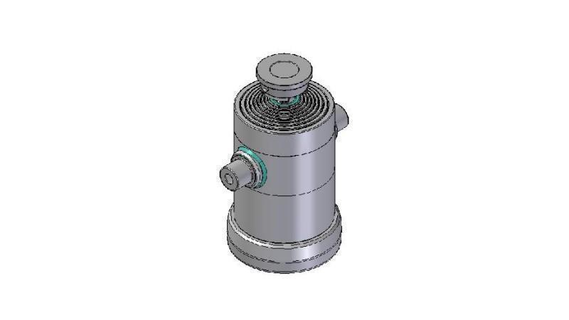 8034S - CILINDRO TELESCOPICO STANDARD/PALLA 8 STADI CORSO 2780 DIAMETRO 270