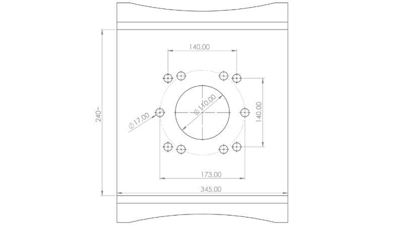 STEN GREB BSG 600 TG 2000 kg - 1500 mm