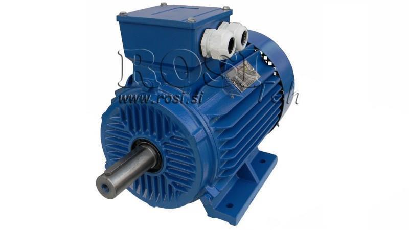 ELEKTRISK MOTOR 2P B3 3F føtter