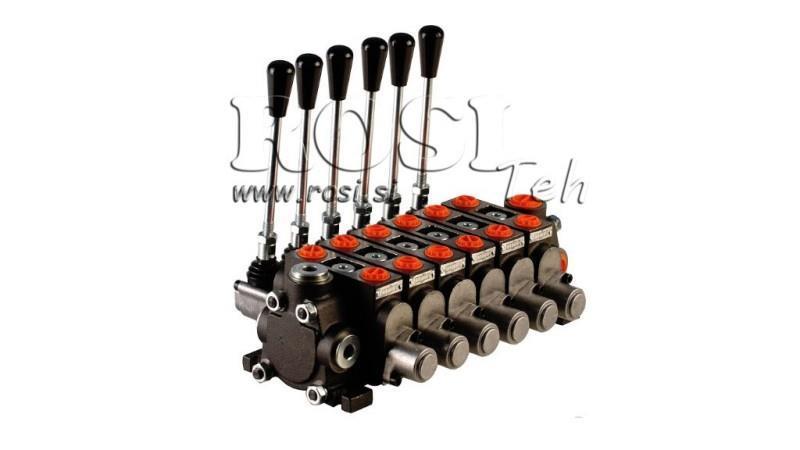 Hydraulický ventil 6xPC70