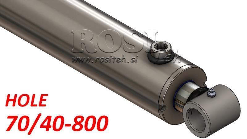 cilindro hidráulico agujero 70-40-800