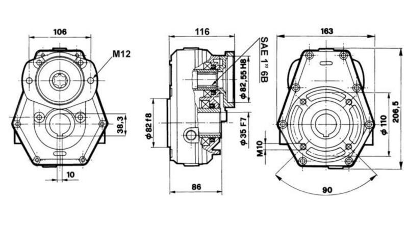 MULTIPLIKATOR 2:1 TIL HYDROMOTOR MP-MR
