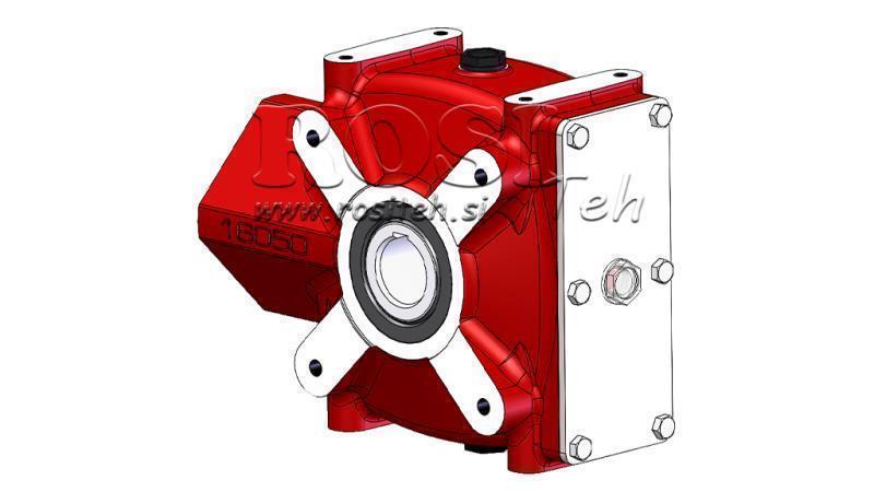 GEARKASSE - GEARKASSE RT145 TIL HYDRAULIKMOTOR MP/MR/MS FORHOLD 4.1:1