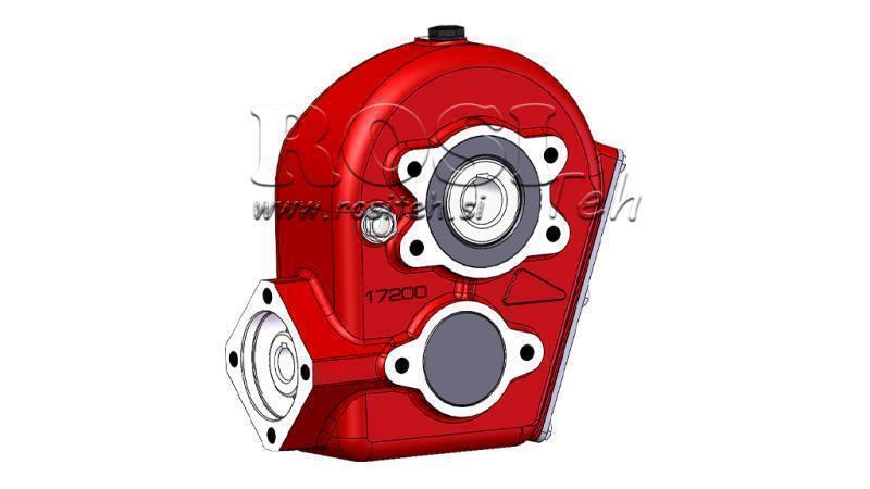 GEARKASSE - GEARKASSE RT210 TIL HYDRAULIKMOTOR MP/MR/MS FORHOLD 16.4:1