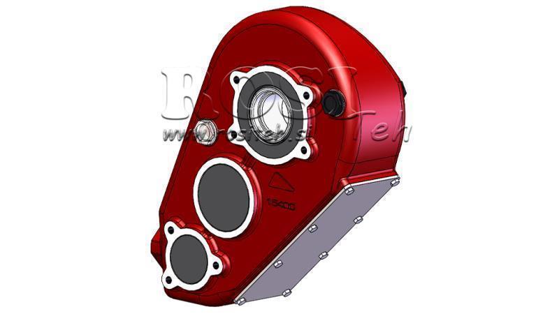 PŘEVODOVKA - PŘEVODOVKA RT650 PRO HYDRAULICKÝ MOTOR MP/MR/MS POMĚR 37.8:1
