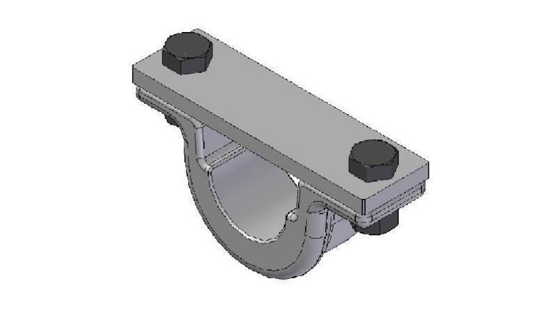 MONTAGGIO PER CILINDRO TELESCOPICO FI45-A