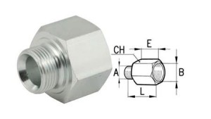 ADAPTADORES-MACHO-HEMBRA-1/4-3/8