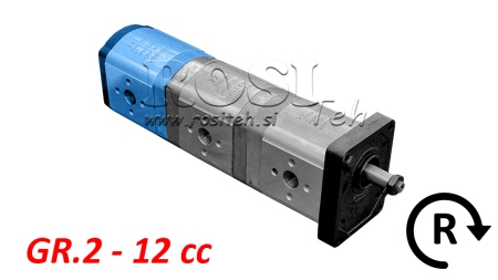 HIDRAULIČNA PUMPA 20C12X066 REAR GR.2 12 CC DESNA